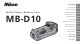 Nikon MB-D10 User Manual