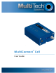 Multitech MultiConnect Cell User Manual