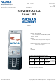 Nokia 6280 Service Manual