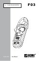 AEMC F03 User Manual