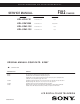 Sony KDL-40VL130 Service Manual