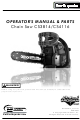 EarthQuake CS3814 Operator's Manual