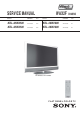 Sony KDL-40W2000 Service Manual