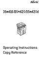 Ricoh Aficio DSm616 Operating Instructions Manual