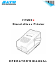 SATO HT200e Operator's Manual