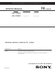 Sony KDL-52XBR2 Service Manual