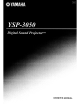 Yamaha YSP-3050 Owner's Manual