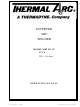Thermal Arc 250S DC CC Operating Manual