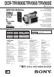 Sony DCR-TRV890E Service Manual