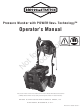 Briggs & Stratton Pressure Washer Operator's Manual