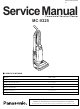 Panasonic MC-V225 Service Manual