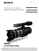 Sony Handycam NEX-VG10 Operating Manual