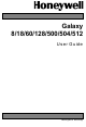 Honeywell Galaxy 8 User Manual