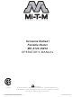 Mi-T-M MH-0125-RM10 Operator's Manual