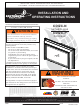 Continental Fireplaces CDIZC-N Installation And Operating Instructions Manual
