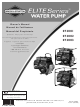 Briggs & Stratton 73001 Owner's Manual