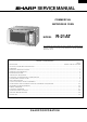 Sharp R-21AT Service Manual