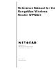 NETGEAR RangeMax WPN824 Reference Manual