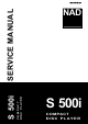 NAD S 500i Service Manual