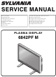 Sylvania 6842PF M Service Manual