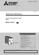 Mitsubishi Electric MXZ-24UV - E1 Service Manual
