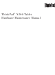 Lenovo ThinkPad X200 Tablet Hardware Maintenance Manual
