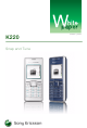 Sony Ericsson K220 White Paper