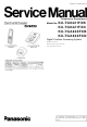 Panasonic KX-TG8421FXB Service Manual