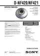 Sony D-NF420 Service Manual