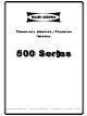 Sub-Zero 500 Series Technical Service/Training Manual