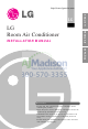 LG Room Air Conditioner Installation Manual