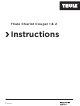Thule Chariot Cougar 1 Instructions Manual