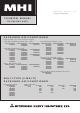 Mitsubishi Heavy Industries FDTCVA151HEN1R Technical Manual