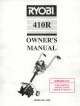 Ryobi 410R Owner's Manual
