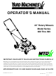 MTD 080 Thru 099 Operator's Manual