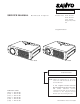 Sanyo PLC-SU32 Service Manual