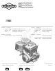 Briggs & Stratton 120000 Operator's Manual