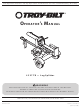 Troy-Bilt LS 27 TB Operator's Manual