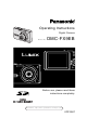 Panasonic Lumix DMC-FX9EB Operating Instructions Manual