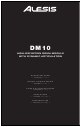 ALESIS DM10 OPERATOR'S MANUAL Pdf Download | ManualsLib