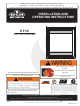 Napoleon EF30 Installation And Operating Instructions Manual
