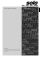 Solo 635 Instruction Manual