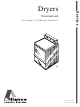 Alliance Laundry Systems LES19A SERIES Service Manual