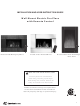 Trademark 67500 Mahogany Effect Installation And User Instruction Manual