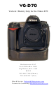 Harbortronics VG-D70 User Manual