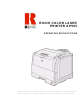 Ricoh AP505 Operating Instructions Manual