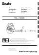 Tanaka TBL-7800R Handling Instructions Manual
