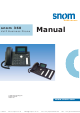 Snom 360 Manual