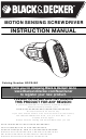 Black & Decker BDCS40G Instruction Manual