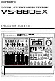Roland VS-880EX Application Manual